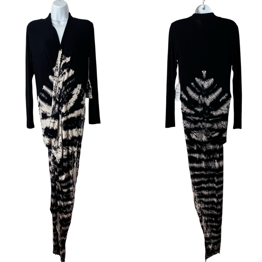 NEW YFB Young Fabulous & Broke Modal Tie-Dye Wrap Midi Dress